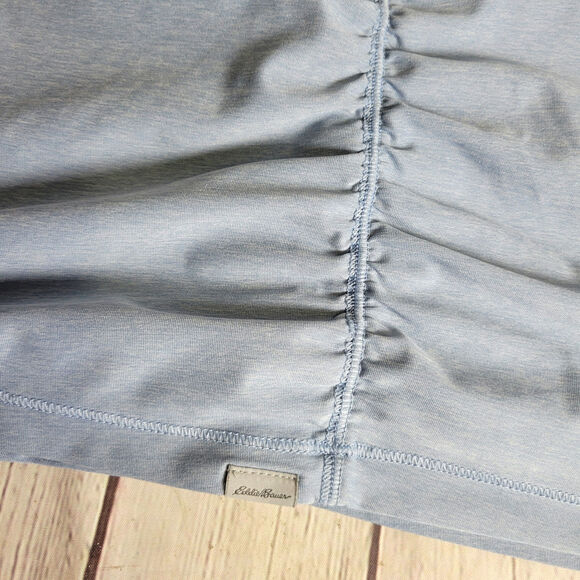 Eddie Bauer Active Tank Sleeveless Shirt Athletic Running Womens M Blue Stretchy - Picture 5 of 6